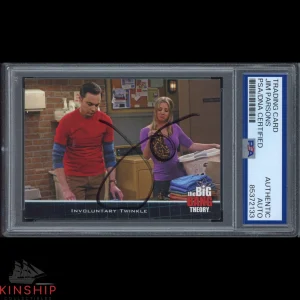 Jim Parsons signed Big Bang Theory Trading Card PSA DNA Slabbed Auto C3692