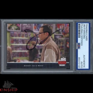 Jim Parsons signed Big Bang Theory Trading Card PSA DNA Slabbed Auto C3694