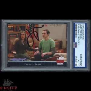 Jim Parsons signed Big Bang Theory Trading Card PSA DNA Slabbed Auto C3695