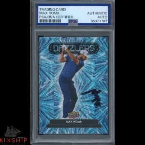 Max Homa signed 2024 Upper Deck Dazzlers Trading Card PSA DNA Slab Golf C3698
