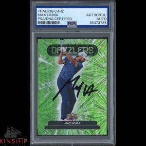 Max Homa signed 2024 Upper Deck Dazzlers Trading Card PSA DNA Slab Golf C3699