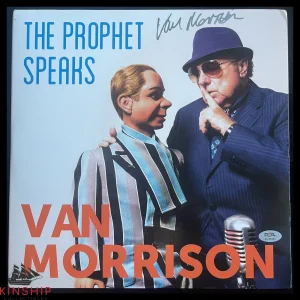 Van Morrison signed Vinyl Record Album PSA DNA The Prophet Speaks Auto Z1992