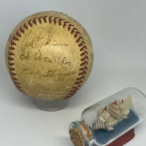 1947 Chicago Cubs signed Baseball JSA LOA Eddie Waitkus Auto Stan Hack etc A3539