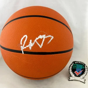 Richard Hamilton Signed Basketball Detroit Pistons Rip Beckett BAS COA