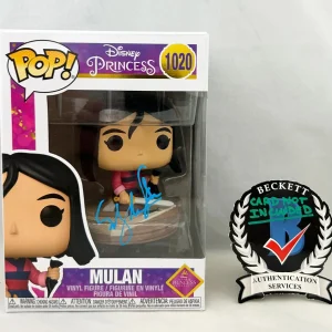 Ming-Na Wen Signed Funko Pop Mulan Beckett BAS COA