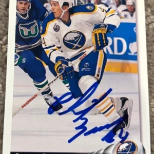 1992-93 Upper Deck- #484 Philippe Boucher signed autographed card Buffalo Sabres