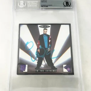 Vanilla Ice Signed CD Cover To The Extreme Beckett BAS 2 COA
