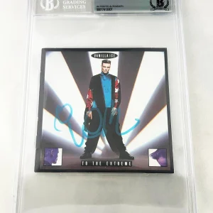 Vanilla Ice Signed CD Cover To The Extreme Beckett BAS 1 COA