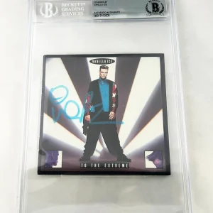 Vanilla Ice Signed CD Cover To The Extreme Beckett BAS COA