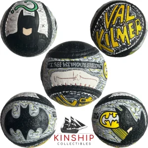 Val Kilmer signed Baseball JSA COA Hand Painted Carter X Batman Actor Auto Y233