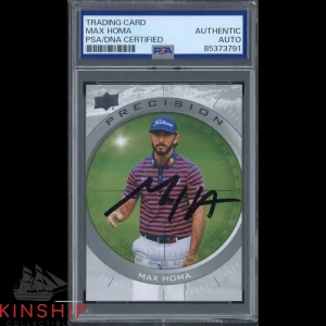Max Homa signed 2024 Upper Deck Precision Trading Card PSA DNA Slab Golf C3723