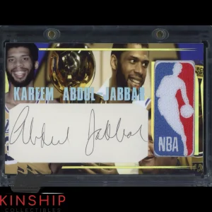 Kareem Abdul-Jabbar signed Cut Custom Card JSA COA NBA Basketball Auto Z2025