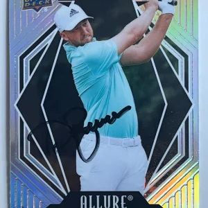 Daniel Berger signed 2024 Upper Deck Allure Trading Card Golf Auto R62
