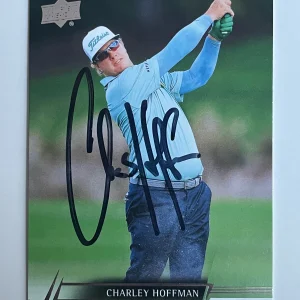 Charlie Hoffman signed 2024 Upper Deck Golf Trading Card PGA Masters Auto R89