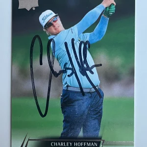 Charlie Hoffman signed 2024 Upper Deck Golf Trading Card PGA Masters Auto R90
