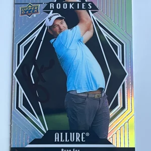 Ryan Fox signed 2024 Upper Deck Golf Trading Card PGA Masters Auto R117