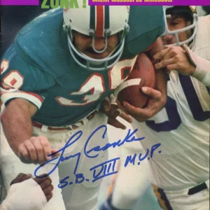 Larry Csonka signed 1974 Sports Illustrated Magazine JSA COA Football HOF E282