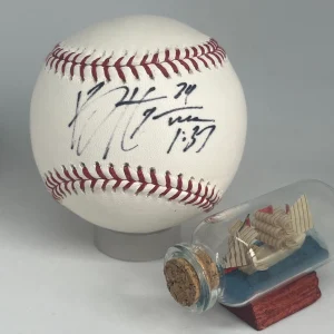 Bryce Harper signed Rawlings OML Baseball JSA LOA Phillies Vintage Auto A3499