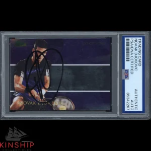 Novak Djokovic signed 2008 Ace Authentic Card PSA DNA Slabbed Tennis Auto C3855