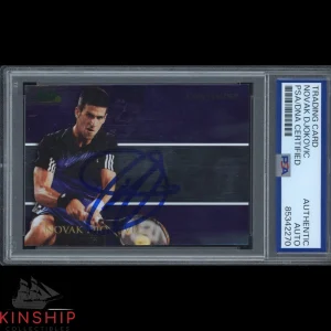 Novak Djokovic signed 2008 Ace Authentic Card PSA DNA Slabbed Tennis Auto C3852
