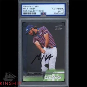 Max Homa signed 2024 Upper Deck Young Guns Trading Card PSA DNA Slab Golf C3879