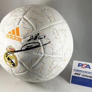 Zinedine Zidane Signed Soccer Ball Real Madrid Futbol PSA/DNA COA
