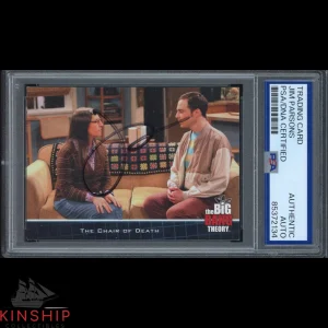 Jim Parsons signed Big Bang Theory Trading Card PSA DNA Slabbed Auto C3893