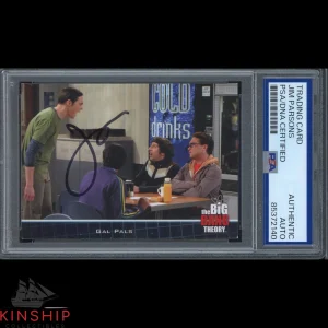 Jim Parsons signed Big Bang Theory Trading Card PSA DNA Slabbed Auto C3895
