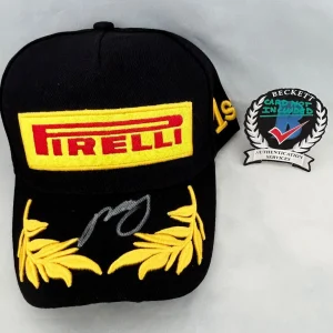 Zhou Guanyu Signed Hat Pirelli Stake Alfa Romeo Formula 1 Beckett BAS COA