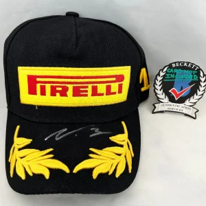 Valtteri Bottas Signed Hat Pirelli Formula 1 Beckett BAS 1 COA