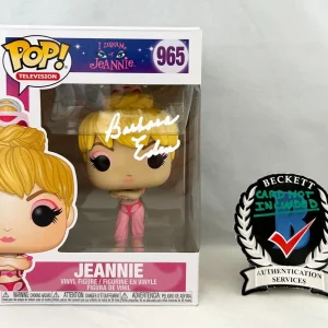 Barbara Eden Signed Funko Pop Jeannie Beckett BAS COA