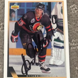 Upper Deck 1993-94 #349 Alexei Yashin Ottawa Senators signed autographed card