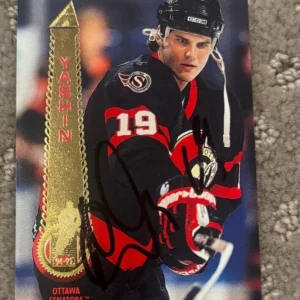 1994 Pinnacle #28 Alexei Yashin signed autographed card Ottawa Senators