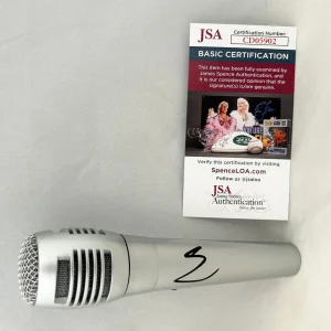 AJ McLean Signed Microphone JSA COA