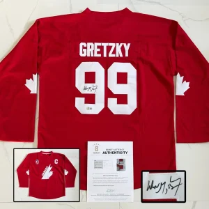 Wayne Gretzky Signed Jersey Canada Beckett BAS COA