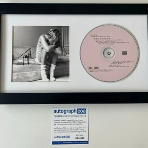 TROYE SIVAN SIGNED SOMETHING TO GIVE EACH OTHER FRAMED CD w/ AUTOGRAPH ACOA COA