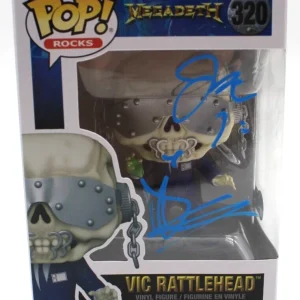 Dirk Verbeuren & James Lomenzo Megadeth Signed Funko Pop w/Beckett COA BP09631