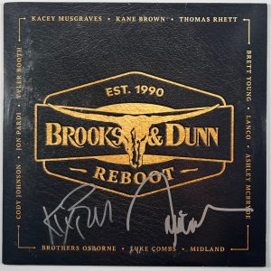 Books & Dunn JSA Autograph Signed Album Vinyl Record Album Reboot