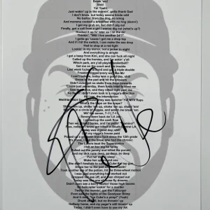 Ice Cube Signed JSA Autograph Lyric Sheet It Was A Good Day