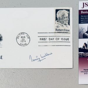 Irving Wallace Signed Autographed First Day Cover JSA Cert Screenwriter Author 2
