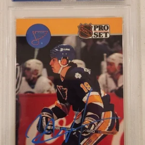 Rod Brind'Amour Signed 1990-91 Pro Set Card w/ PSA/DNA COA Slab RC Rookie