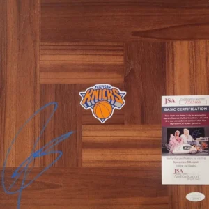 Karl-Anthony Towns Signed Floorboard w/ JSA COA #AT63468 NY New York Knicks