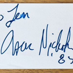Jack Nicholson Signed Autographed 3x5 Card Full Beckett BAS Letter Batman Joker
