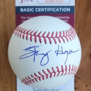 Steny Hoyer Signed OMLB Baseball w JSA COA #AX07555 Fmr Majority Leader Congress