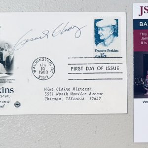 Cesar Chavez Signed Autographed First Day Cover JSA Cert American Labor Leader