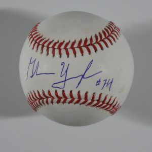 Senator Governor Glenn Youngkin Autographed Signed Baseball JSA COA