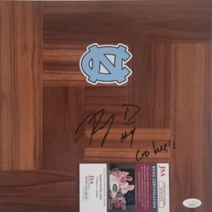 RJ Davis Signed Floorboard w/ JSA COA #AT63511 UNC North Carolina "Go Heels" Tar