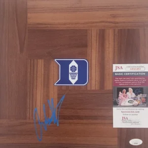 Caleb Foster Signed Floorboard w/ JSA COA #AT63492 Duke Blue Devils