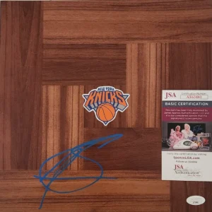 Karl-Anthony Towns Signed Floorboard w/ JSA COA #AT63481 NY New York Knicks