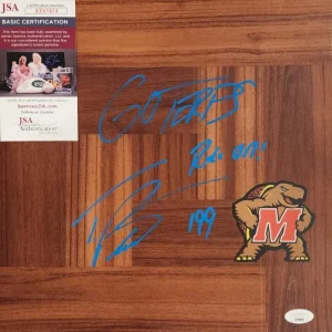 Travis Pastrana Signed Floorboard w/ JSA COA Maryland Terrapins Superfan 1
